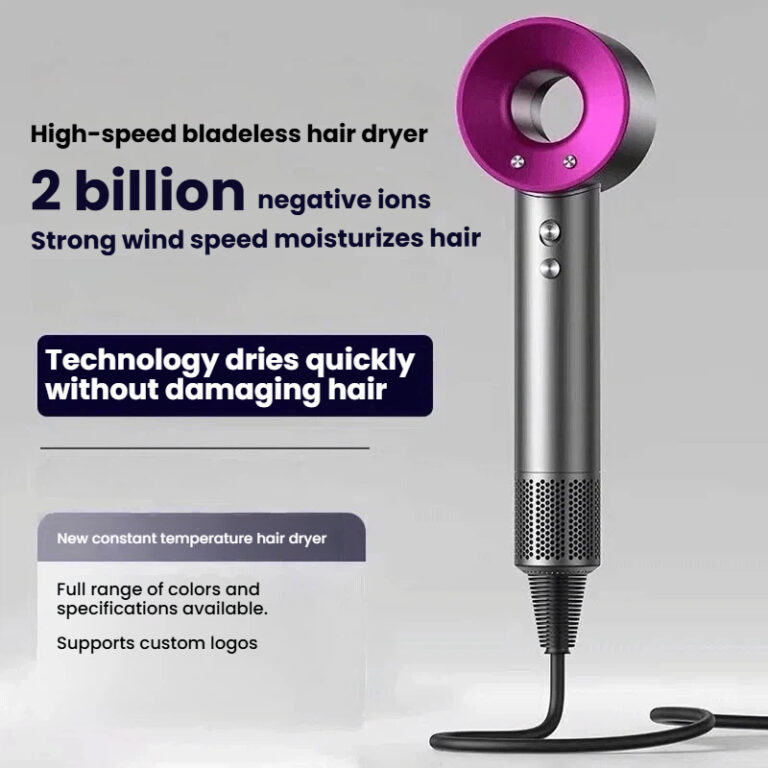 Leaf free high-speed hair dryer, household quick drying hair dryer, hair salon, negative ion hair care, Huaqiangbei factory, wholesale and agency