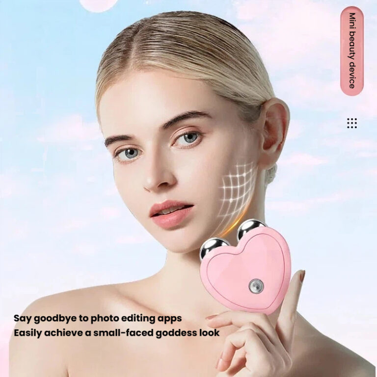 Cross border new mini beauty device, female V-face device, micro current facial massage device, universal rejuvenation massager, wrinkle resistant