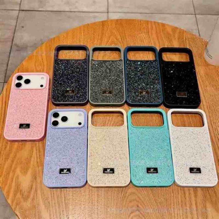 Luxury Swan Glitter Case for iPhone 17 Pro Max, Apple 17 Protective Case, Full Coverage for 16 Pro