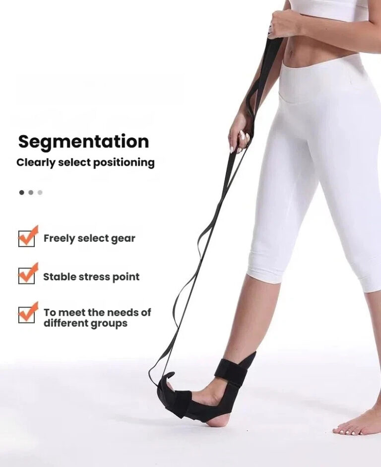 Cross border hot selling segmented adjustable stretching band yoga assisted stretching band ligaments ankle rehabilitation training stretching band